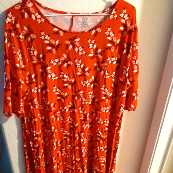 St. John's Bay Dresses & Skirts - 3/4 Sleeve 2XL Floral Dress